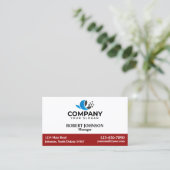 プロフェッショナル名刺付きロゴ 名刺 (スタンド正面)