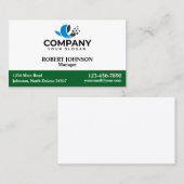 プロフェッショナル名刺付きロゴ 名刺 (正面/裏面)