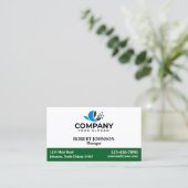 プロフェッショナル名刺付きロゴ 名刺 (スタンド正面)