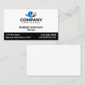 プロフェッショナル名刺付きロゴ 名刺 (正面/裏面)