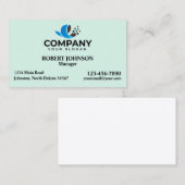 プロフェッショナル名刺付きロゴ 名刺 (正面/裏面)