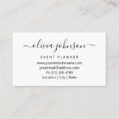 プロフェッショナル名刺 |ロゴ写真オンバック 名刺 (正面)