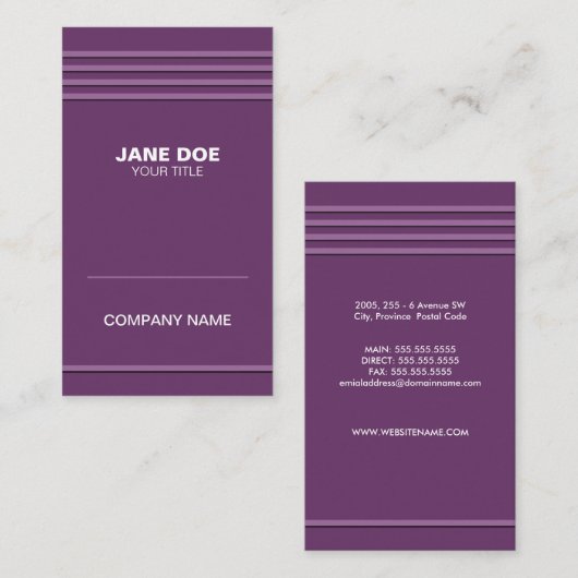 プロフェッショナル名刺 名刺 (正面/裏面)