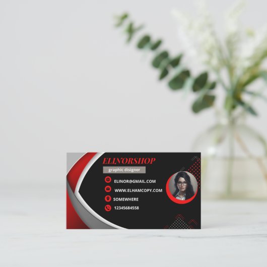 プロフェッショナル名刺 名刺 (スタンド正面)