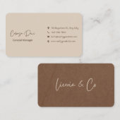 プロフェッショナル名刺 名刺 (正面/裏面)