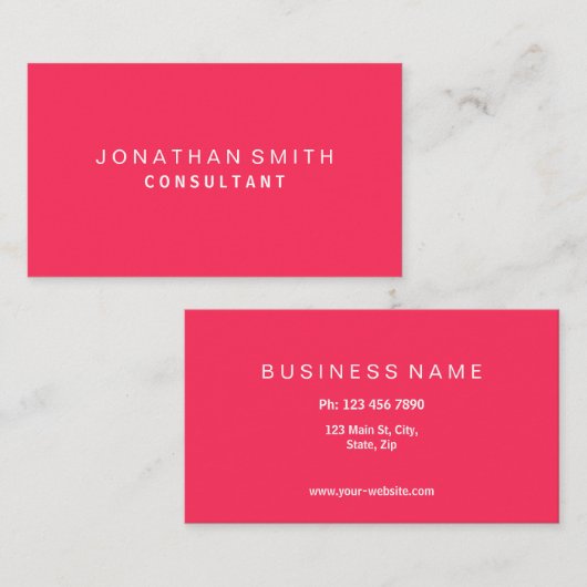 プロフェッショナル名刺 名刺 (正面/裏面)