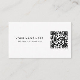 プロフェッショナル名刺（QRコードおよびロゴ付き） 名刺