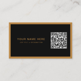 プロフェッショナル名刺（QRコードおよびロゴ付き） 名刺