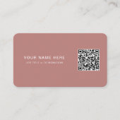 プロフェッショナル名刺（QRコードおよびロゴ付き） 名刺 (正面)