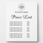 プロフェッショナル名前をカスタムするロゴサービス価格表 フォトプラーク (正面)
