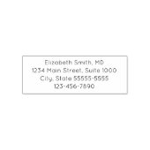 プロフェッショナル名差出人住所と電話番号 セルフインキングスタンプ (デザイン)