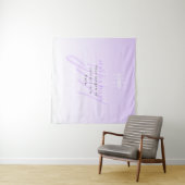 プロフェッショナル名&スローガンテンプレート | ライトパープル タペストリー (インサイチュ(横))