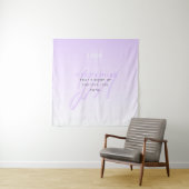 プロフェッショナル名&スローガンテンプレート | ライトパープル タペストリー (インサイチュ)