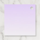 プロフェッショナル名&スローガンテンプレート | ライトパープル フェイバータグ (裏面)