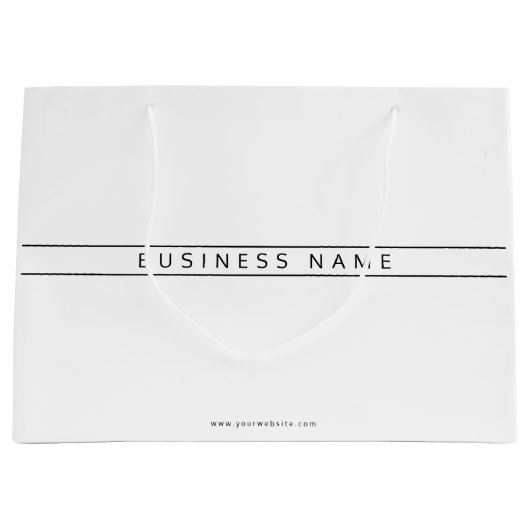 プロフェッショナル名 ラージペーパーバッグ (正面)