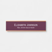 プロフェッショナル営業所の名称ブルゴーニュ サインプレート (正面)