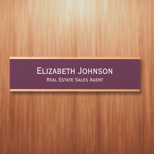 プロフェッショナル営業所の名称ブルゴーニュ サインプレート