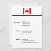 プロフェッショナル国際的会議 招待状 (裏面)