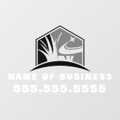 プロフェッショナル園芸芝生気に造園 ウィンドウサイン (シート)