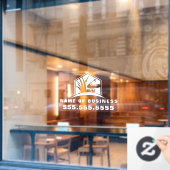 プロフェッショナル園芸芝生気に造園 ウィンドウサイン (カフェ窓)