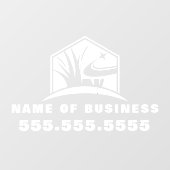 プロフェッショナル園芸芝生気に造園 ウィンドウサイン (シート)