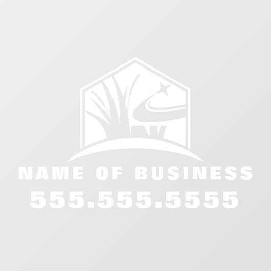 プロフェッショナル園芸芝生気に造園 ウィンドウサイン (シート)