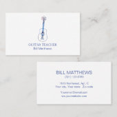 プロフェッショナル基本モダンギター先生 名刺 (正面/裏面)