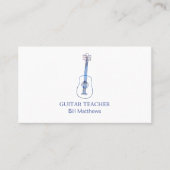 プロフェッショナル基本モダンギター先生 名刺 (正面)