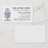 プロフェッショナル声優名刺デザイン 名刺 (正面/裏面)