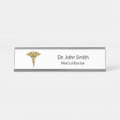 プロフェッショナル大切医療金ゴールド幹部 デスクネームプレート (正面)