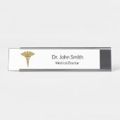 プロフェッショナル大切医療金ゴールド幹部 デスクネームプレート (正面)