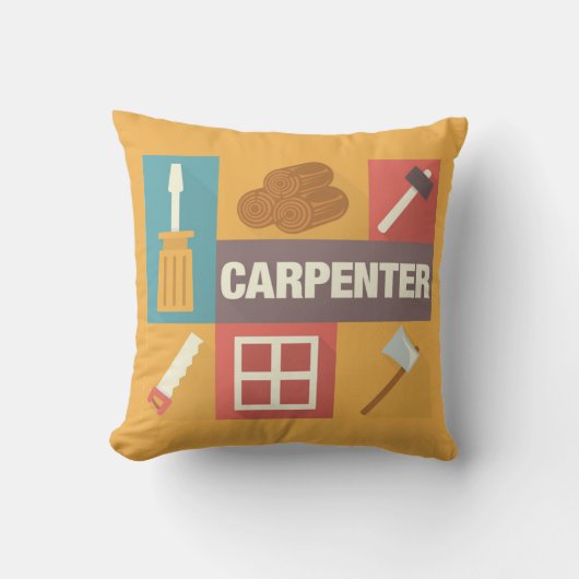 プロフェッショナル大工アイコニック設計 クッション (正面)