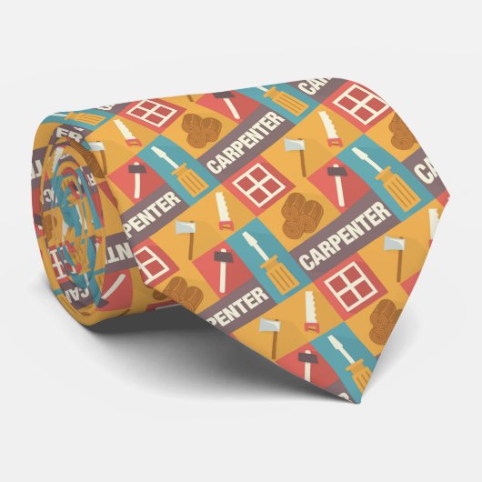 プロフェッショナル大工アイコニック設計 ネクタイ (ロール)