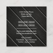 プロフェッショナル大工ツール スクエア名刺 (裏面)