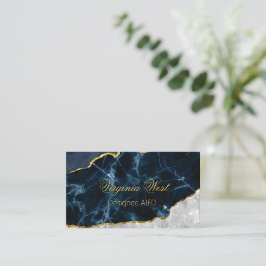 プロフェッショナル大理石と花崗岩の名刺 名刺 (スタンド正面)
