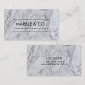 プロフェッショナル大理石ストーン名刺 名刺 (正面/裏面)