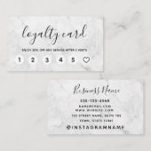 プロフェッショナル大理石モダンロイヤリティカード 名刺 (正面/裏面)