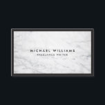 プロフェッショナル大理石名刺 名刺<br><div class="desc">このクラシックの名刺テンプレートは縁ど、黒いプロフェッショナルと洗練された第一印象を持つ。白い大理石の背景イメージに設定し、豊かな美意識を実現。© 1201AMクリエイティブ</div>