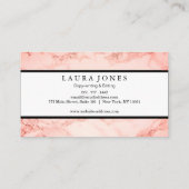 プロフェッショナル大理石 名刺 (裏面)