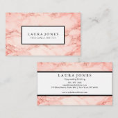 プロフェッショナル大理石 名刺 (正面/裏面)