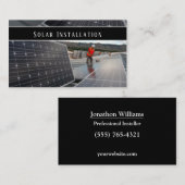 プロフェッショナル太陽のエネルギー機関サービスバス 名刺 (正面/裏面)