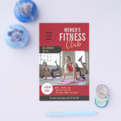 プロフェッショナル女性フィットネスクラブ チラシ (シングル)