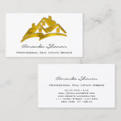 プロフェッショナル実在エステートエージェントブローカーゴールデンハウス 名刺 (正面/裏面)