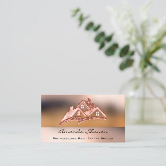 プロフェッショナル実在エステートエージェントブローカーバラハウス 名刺 (スタンド正面)