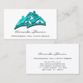 プロフェッショナル実在エステートエージェントブローカービーチハウス 名刺 (正面/裏面)