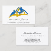 プロフェッショナル実在エステートエージェントブローカーブルーハウス 名刺 (正面/裏面)