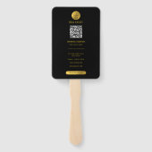 プロフェッショナル実在エステートハウス入札オークションパドル ハンドファン (裏面)