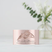 プロフェッショナル実在エステートブローカーエージェント赤面ハウス 名刺 (スタンド正面)