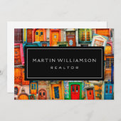 プロフェッショナル実在エステートモダンクラシックドア  ノートカード (正面/裏面)