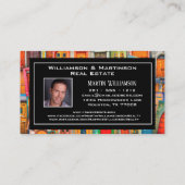 プロフェッショナル実在エステートモダンドアフォト 名刺 (裏面)